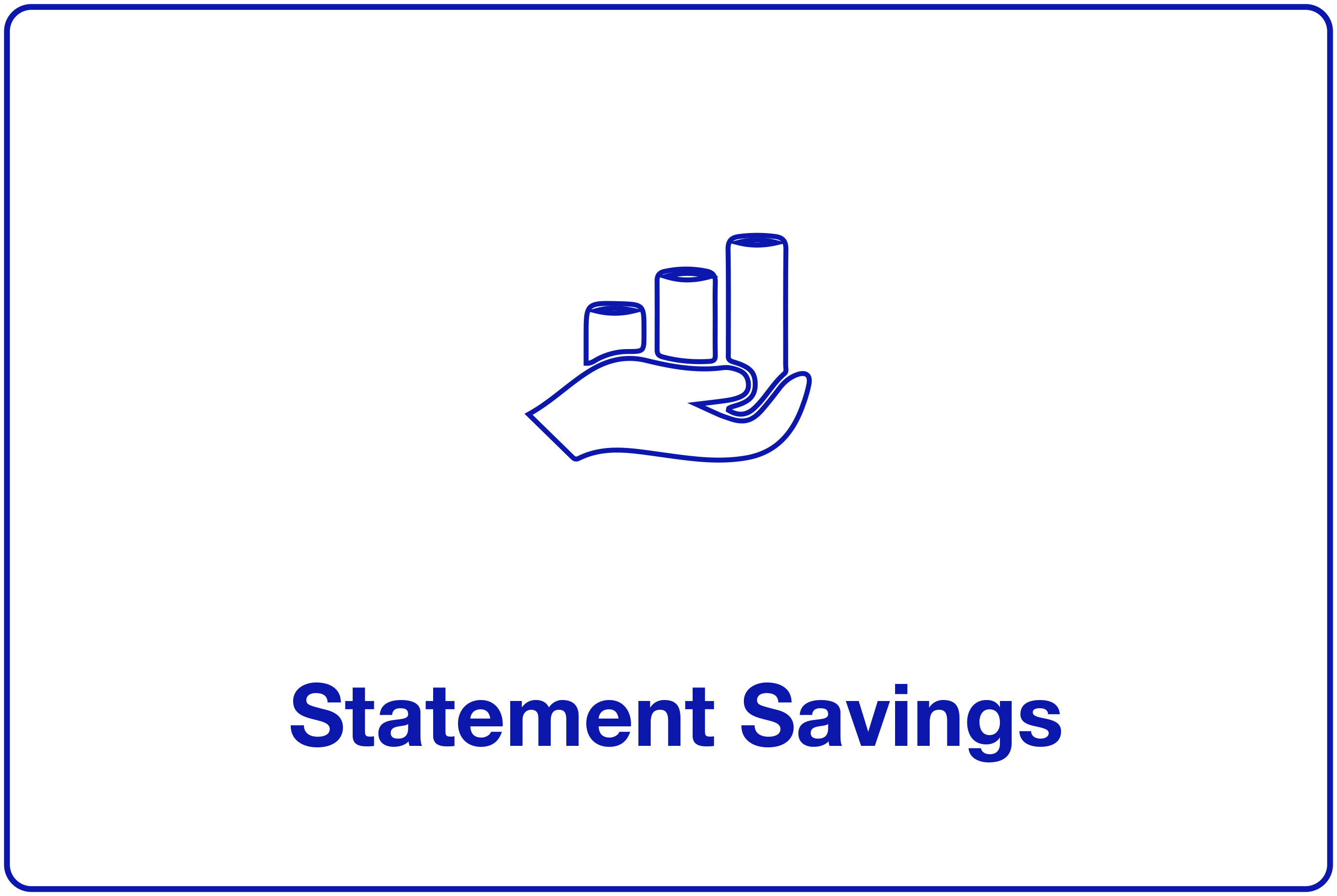 statement savings white