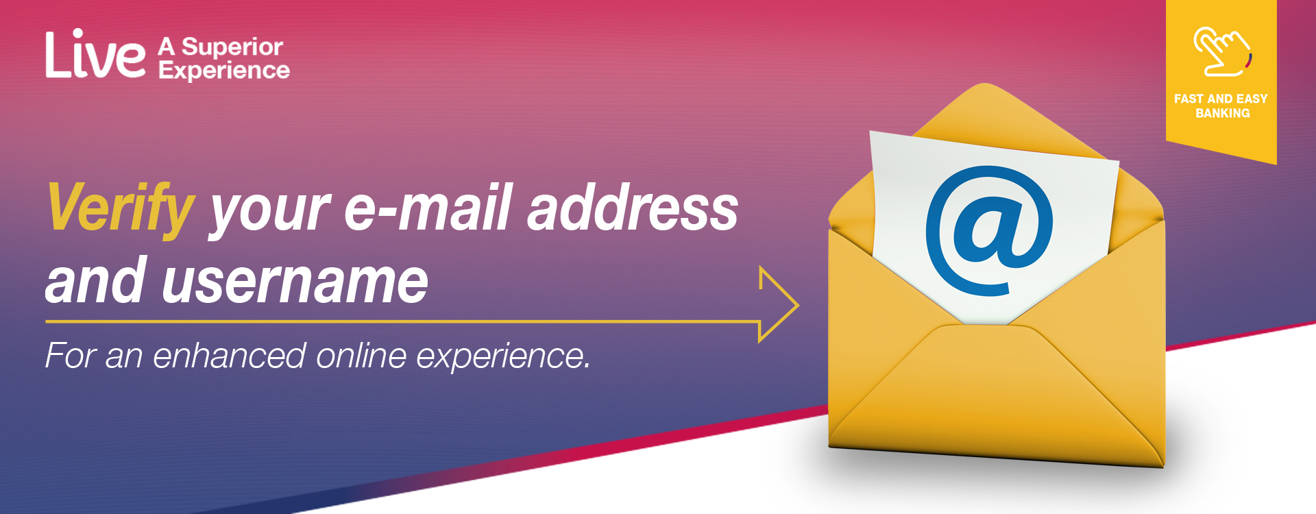 Verify email and username
